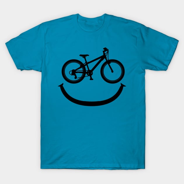 Cycle Smiley 2 T-Shirt by SillyShirts